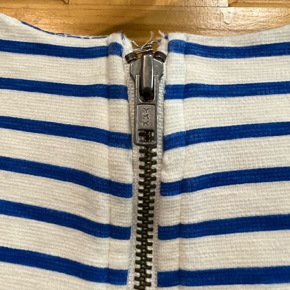 J. Crew blue and white striped dress size XS - Picture 5 of 6